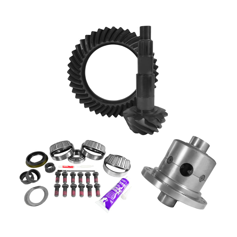 Yukon 11.5in AAM 4.11 Rear Ring & Pinion Install Kit Positraction 4.375in OD Pinion Bearing Differential Install Kits Yukon Gear & Axle