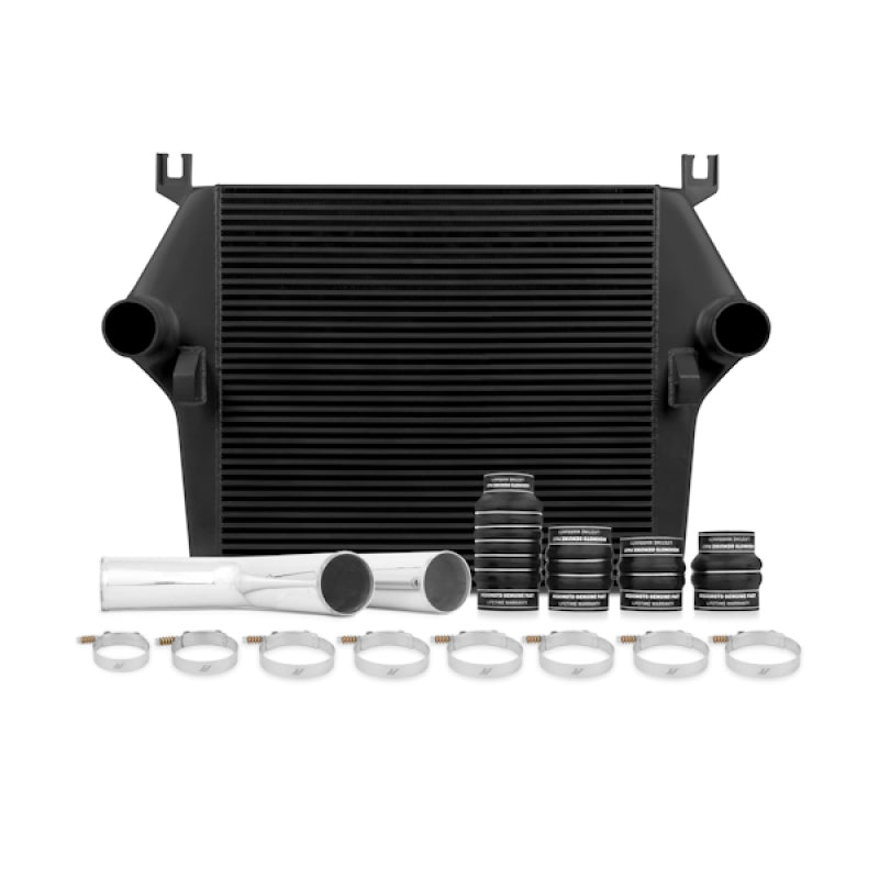 Mishimoto 03-07 Dodge 5.9L Cummins Intercooler Kit w/ Pipes (Black) Intercooler Kits Mishimoto