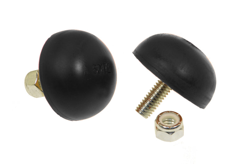Prothane Universal Bump Stop 11/16X1 5/8 Dia Btn - Black Bump Stops Prothane