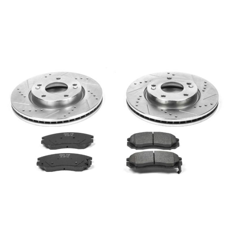 Power Stop 04-06 Hyundai Tiburon Front Z23 Evolution Sport Brake Kit Brake Kits - Performance D&S PowerStop