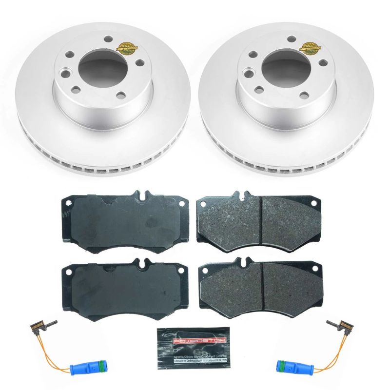 Power Stop 09-18 Mercedes-Benz G550 Front Euro-Stop Brake Kit Brake Kits - OE PowerStop
