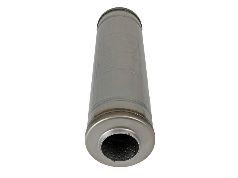 aFe MACH Force-Xp Muffler 2-1/2 IN ID Center/Center x 5 IN Dia. x 18 IN L - Round Body Muffler aFe