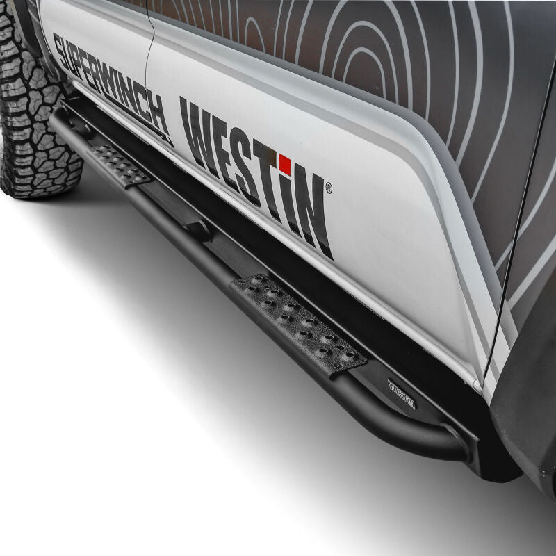 Westin 05-23 Toyota Tacoma Rock Slider - Textured Black Body Armor & Rock Rails Westin