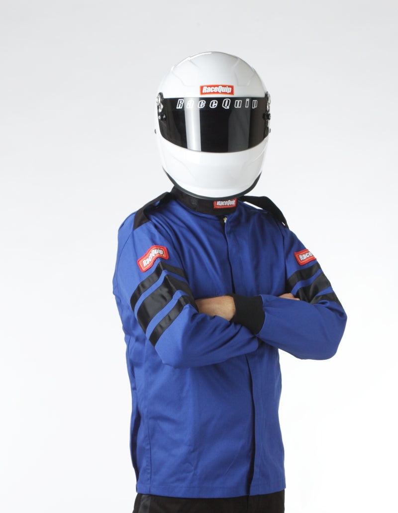 RaceQuip Blue SFI-1 1-L Jacket - Small Racing Jackets Racequip