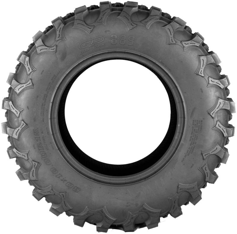 QuadBoss QBT889 Loose Terrain Tire - 30x10R15 8Ply Tires - Off Road QuadBoss