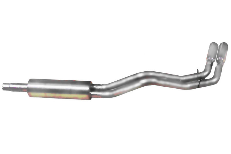 Gibson 98-01 Dodge Ram 1500 Laramie 3.9L 2.5in Cat-Back Dual Sport Exhaust - Aluminized Catback Gibson