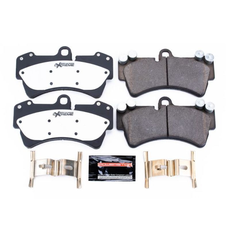 Power Stop 07-15 Audi Q7 Front Z26 Extreme Street Brake Pads w/Hardware Brake Pads - Performance PowerStop