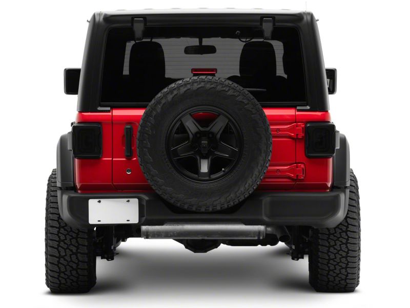 Raxiom 18-23 Jeep Wrangler JL Axial Series Carver LED Tail Lights- Blk Housing (Smoked Lens) Tail Lights Raxiom