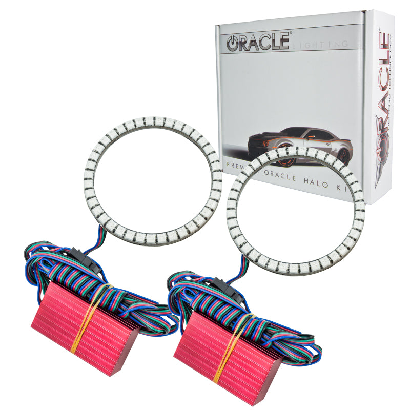 Oracle Jeep Wrangler JK 07-17 LED Waterproof Halo Kit - ColorSHIFT Fog Lights ORACLE Lighting