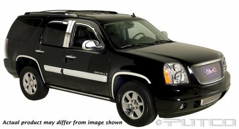 Putco 07-14 GMC Yukon w/o Side Molding DH/FTC/HL/MC/RH//TL/WH Chrome Trim Accessory Kits Exterior Trim Putco