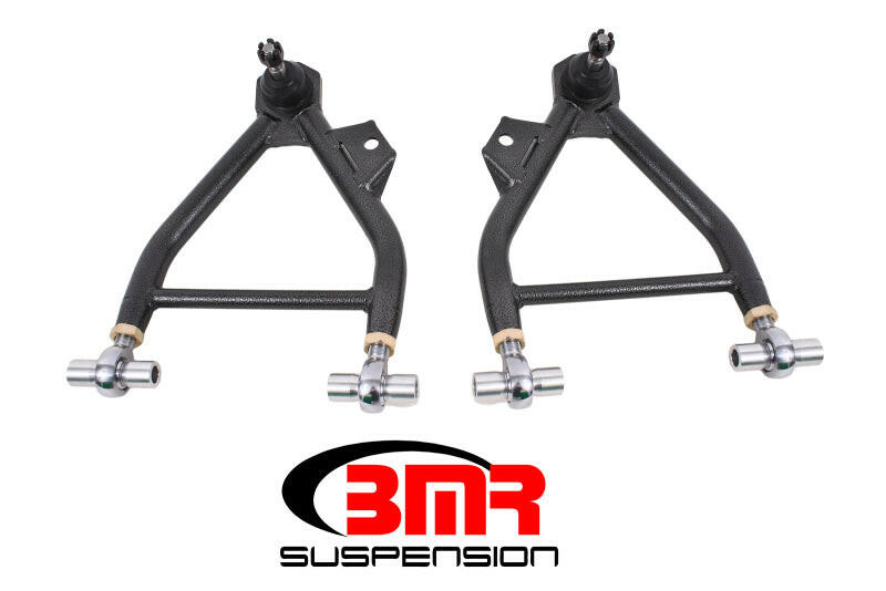 BMR 94-04 Mustang Lower A-Arm (Coilover Only) w/ Adj. Rod End and STD. Ball Joint - Black Hammertone Control Arms BMR Suspension
