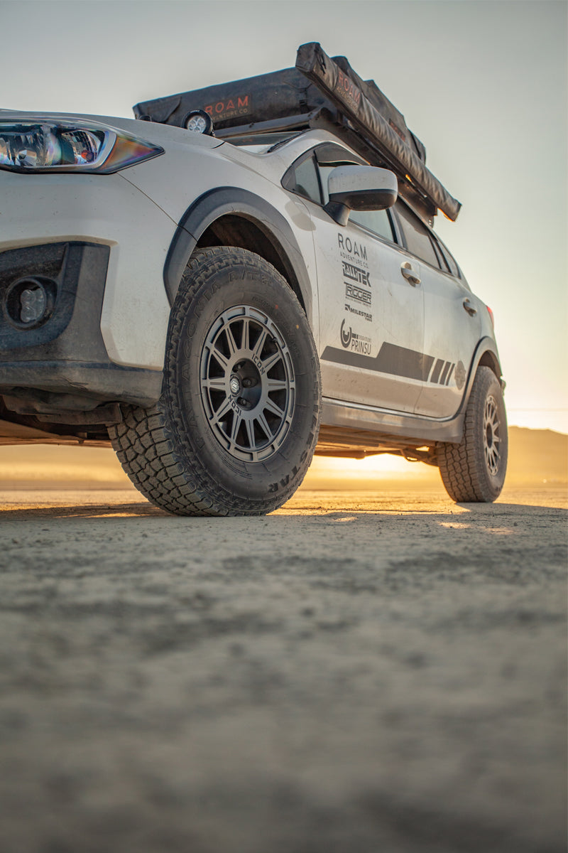 ICON Ricochet 15x7 5x100 15mm Offset 4.6in BS 56.1mm Bore Satin Black Wheel Wheels - Cast ICON