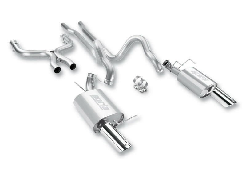 Borla 2011-2012 Mustang GT 5.0L 8cyl 6spd RWD Agressive ATAK Catback Exhaust Catback Borla