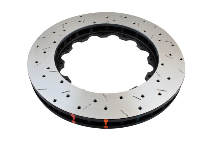 DBA 05-06 Holden VZ w/ AP Racing 6 Piston Calipers 5000 Series Drilled and Slotted Front Rotor Ring Brake Rotors - 2 Piece DBA