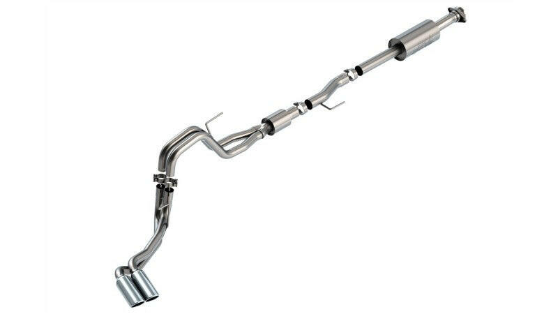 Borla F-150 2021 5.0L 4dr CC SB EC STB Lariat/KR/Platinum/LTD 3/2.25 DSE Cat-Back S-Type CHR Tips Catback Borla