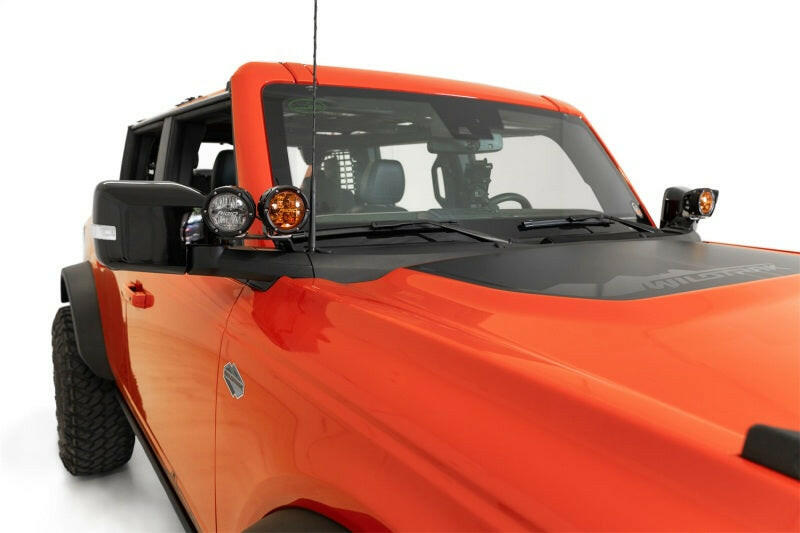 ADD 21-23 Ford Bronco/Raptor Dual Ditch Light Brackets Brackets Addictive Desert Designs