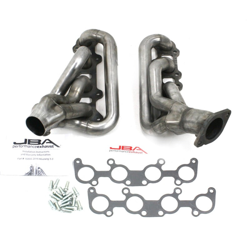JBA 15-20 Ford Mustang 5.0L Coyote 1-3/4in Primary Raw 409SS Cat4Ward Header Headers & Manifolds JBA