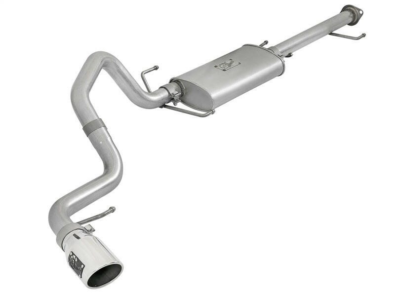 aFe Scorpion 2-1/2in Alum Steel Cat-Back Exhaust w/ Polished Tips 07-17 Toyota FJ Cruiser V6 4.0L X Pipes aFe