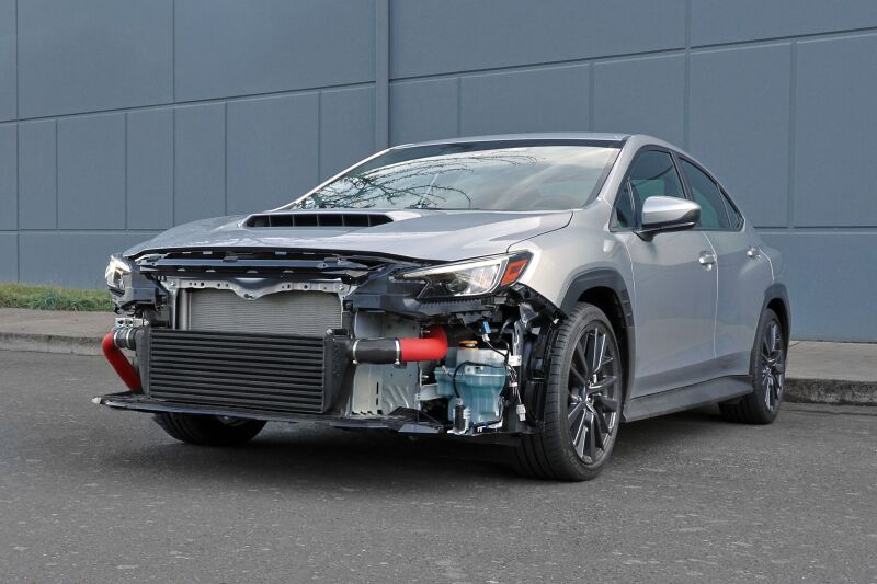 PERRIN 02-25 Subaru WRX/STI Standard Size Front Mount Intercooler Core - Black Intercoolers Perrin Performance