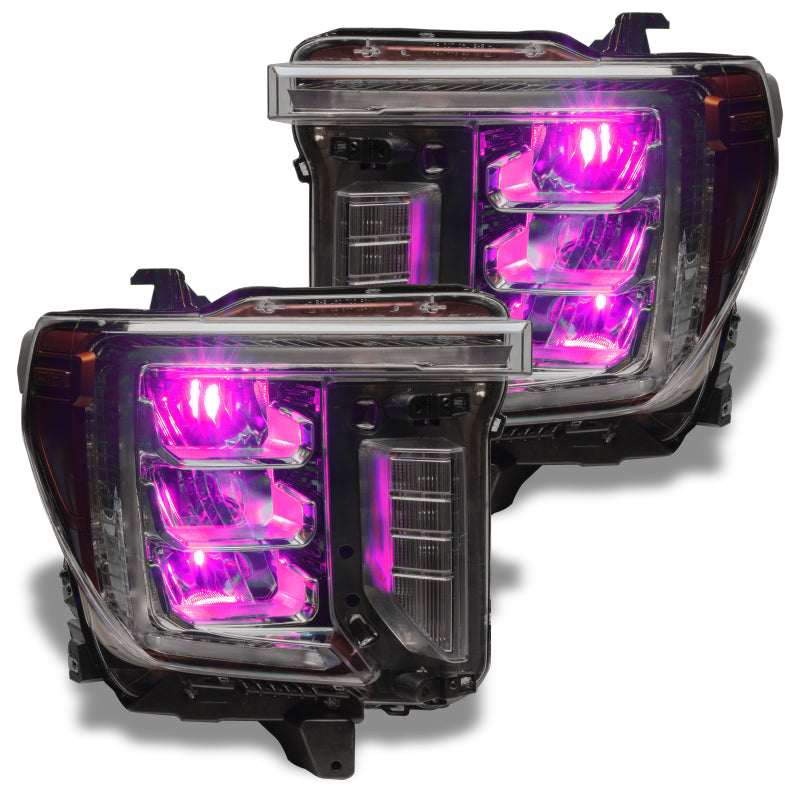 Oracle 19-21 Silverado/Sierra 1500 RGB Demon Eye Headlight Kit - w/o Controller Headlights ORACLE Lighting