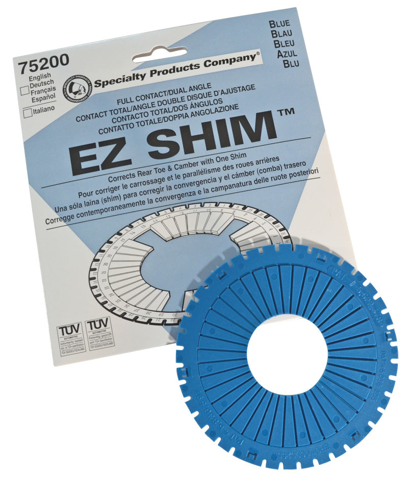 SPC Performance EZ Shim Dual Angle Camber/Toe Shim (Blue) Alignment Kits SPC Performance