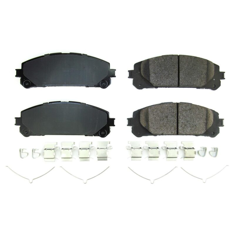 Power Stop 20-21 Toyota Highlander Front Z17 Evo Ceramic Brake Pads w/Hardware Brake Pads - OE PowerStop