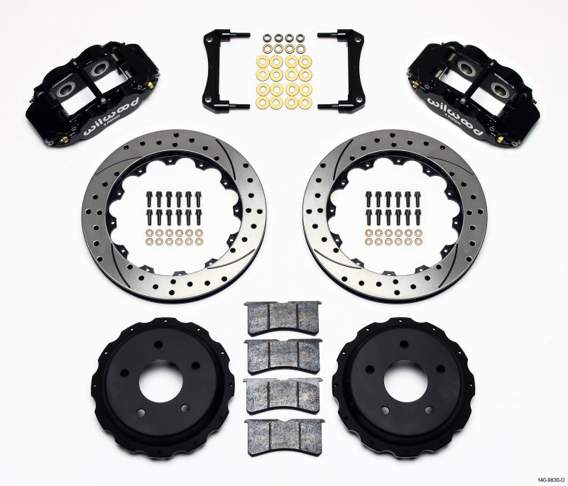 Wilwood Narrow Superlite 4R Rear Kit 12.88in Drilled 98-02 Camaro/Firebird Big Brake Kits Wilwood