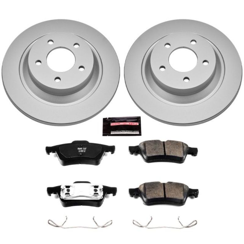 Power Stop 06-07 Mazda 5 Rear Z17 Evolution Geomet Coated Brake Kit Brake Kits - Performance Blank PowerStop