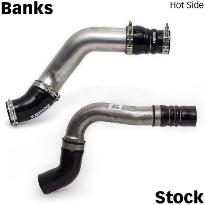Banks Power 19-21 Ram 2500/3500 6.7L Cummins Boost Tube Upgrade Kit - Red Raw Finish Intercooler Ducting Banks Power