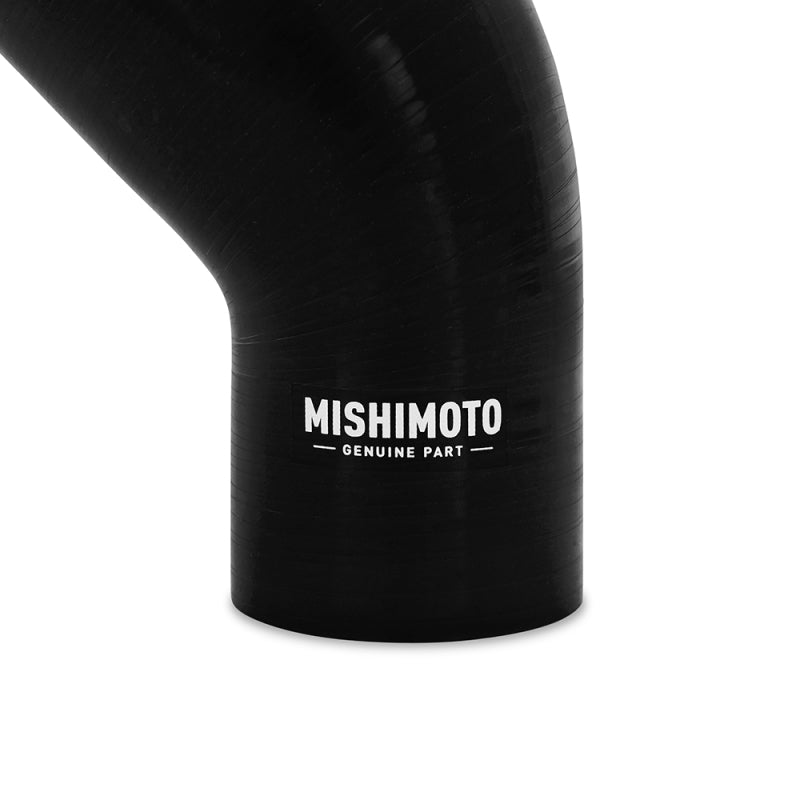 Mishimoto Silicone Reducer Coupler 45 Degree 3.5in to 4in - Black Silicone Couplers & Hoses Mishimoto