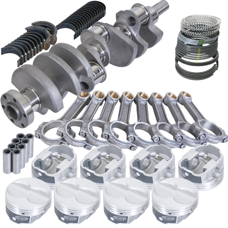 Eagle Ford 289/302 3.250in Crank 5.400in I-Beam Rod -11cc Flat Top 4.040in Pistons Rotating Assembly Rotating Assemblies Eagle