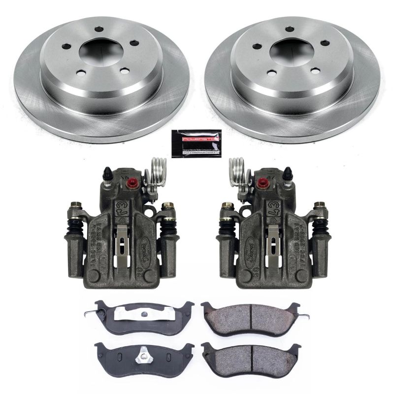 Power Stop 96-02 Ford Crown Victoria Rear Autospecialty Brake Kit w/Calipers Brake Kits - OE PowerStop