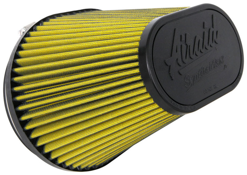 Airaid Universal Air Filter - Cone 6in F x 9x7-1/4in B x 6-1/4x3-3/4in T x 7in H - Synthamax Air Filters - Universal Fit Airaid