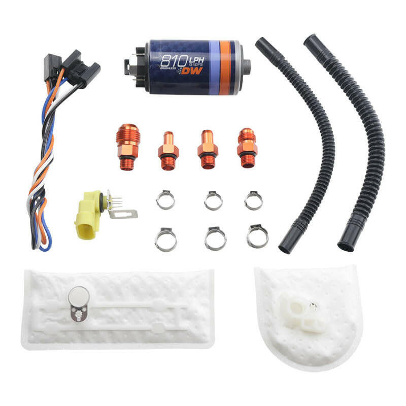 Deatschwerks DW810 Brushless Series 810lph In-Tank Brushless Fuel Pump w/ 9-1002 Install kit Fuel Pumps DeatschWerks