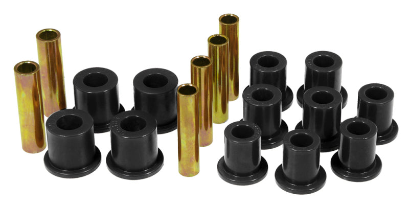 Prothane 77-79 Ford F250 4wd Front Spring & Shackle Bushings - Black Bushing Kits Prothane