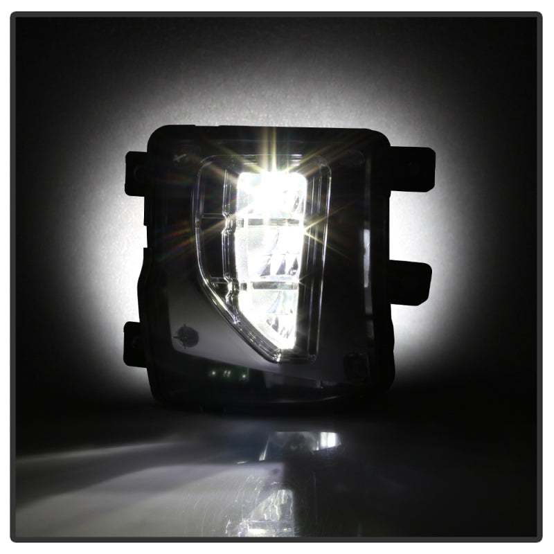 Spyder 16-18 Chevy Silverado 1500 OEM Style Full LED Fog Light w/Switch - Clear (FL-CSIL16-LED-C) Fog Lights SPYDER