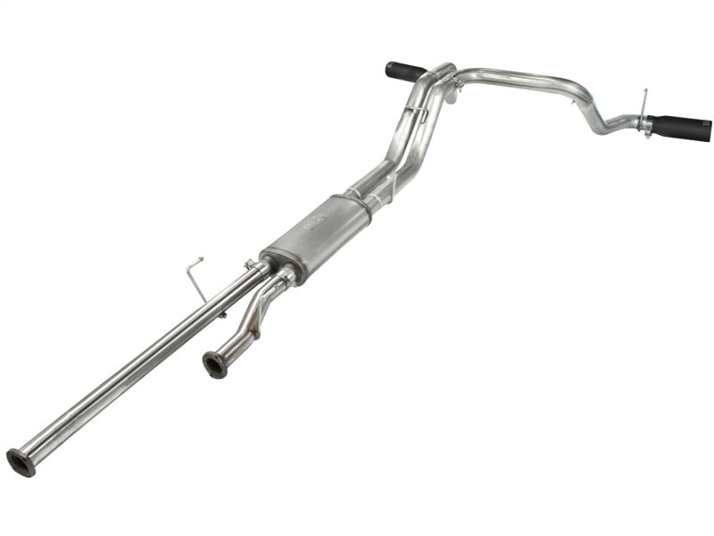 aFe MACHForce XP 2-1/2in to 3in 409 SS Cat-Back Exhaust w/ Black Tips 10-17 Toyota Tundra V8 5.7L Catback aFe