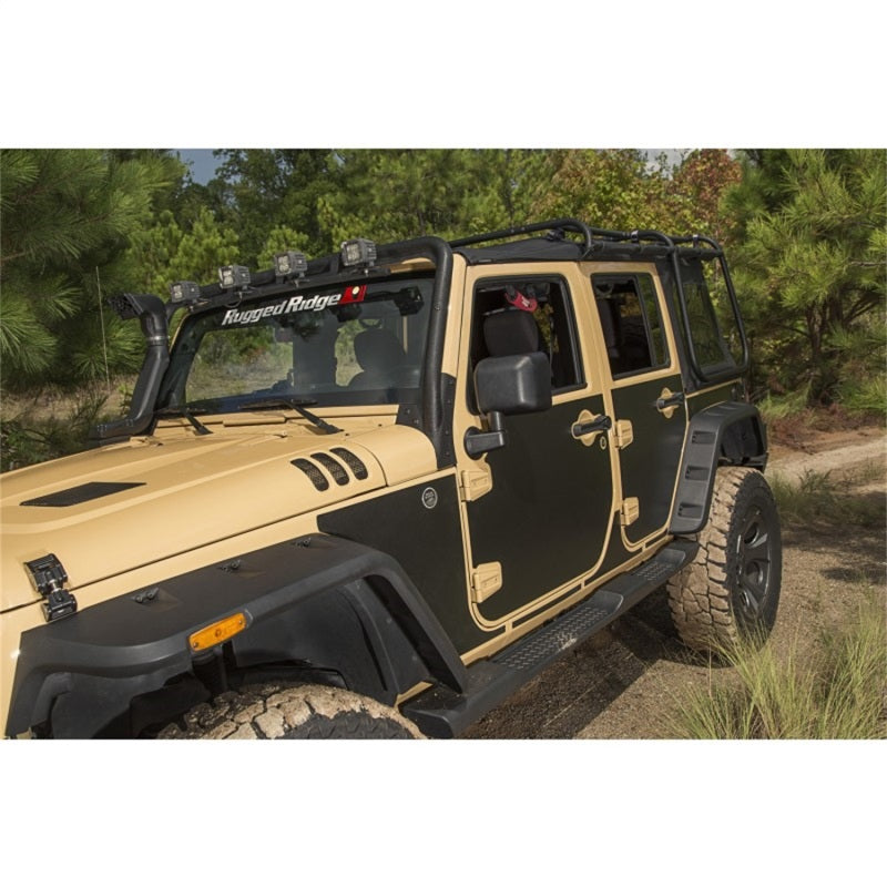 Rugged Ridge Magnetic Protection Panel kit 4-Dr07-18 Jeep Wrangler Body Armor & Rock Rails Rugged Ridge