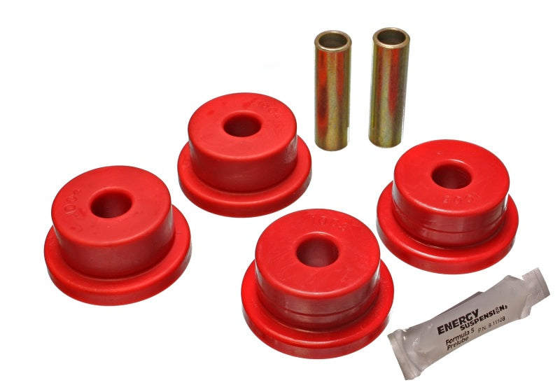 Energy Suspension 80-82 Chevy Corvette Red Differential Carrier Bushing Set Bushing Kits Energy Suspension