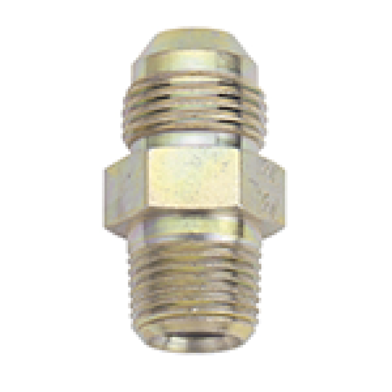 Fragola -12AN x 1/2 NPT Straight Adapter - Steel Fittings Fragola