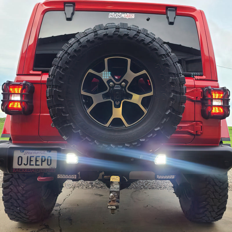 Oracle Rear Bumper LED Reverse Lights for Jeep Wrangler JL - 6000K Tail Lights ORACLE Lighting