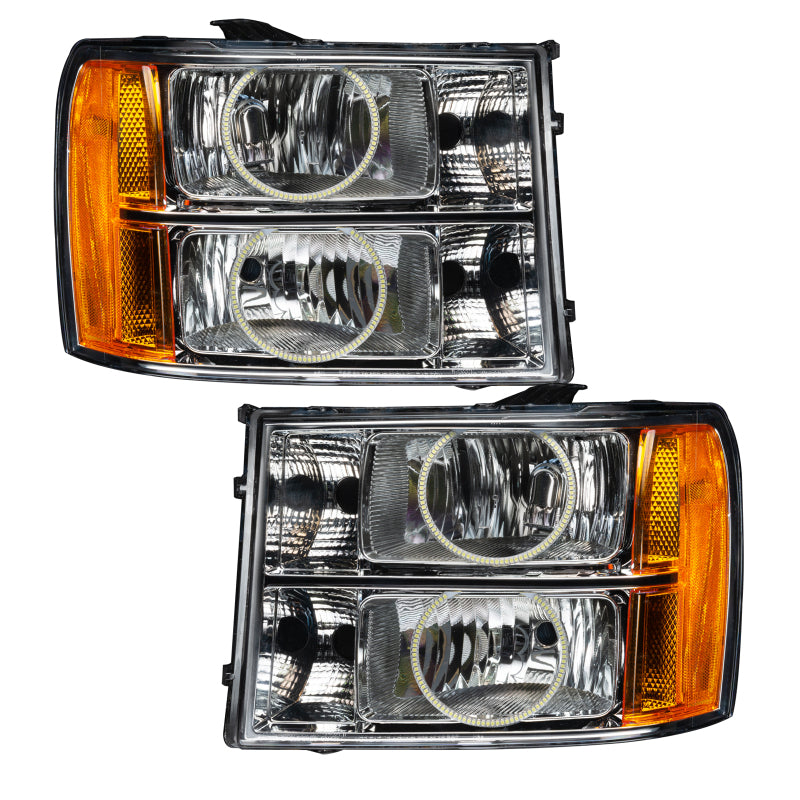 Oracle 07-13 GMC Sierra SMD HL - Round Ring Design - ColorSHIFT Headlights ORACLE Lighting