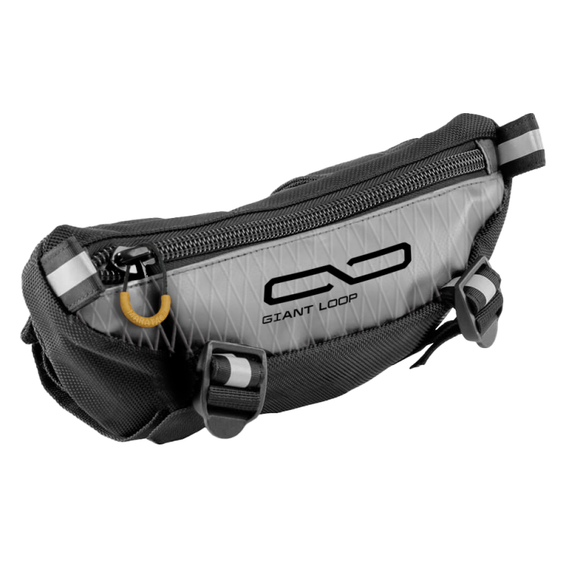 Giant Loop Zigzag Handlebar Bag 1.5L - Gray Bags - Bike Bags Giant Loop