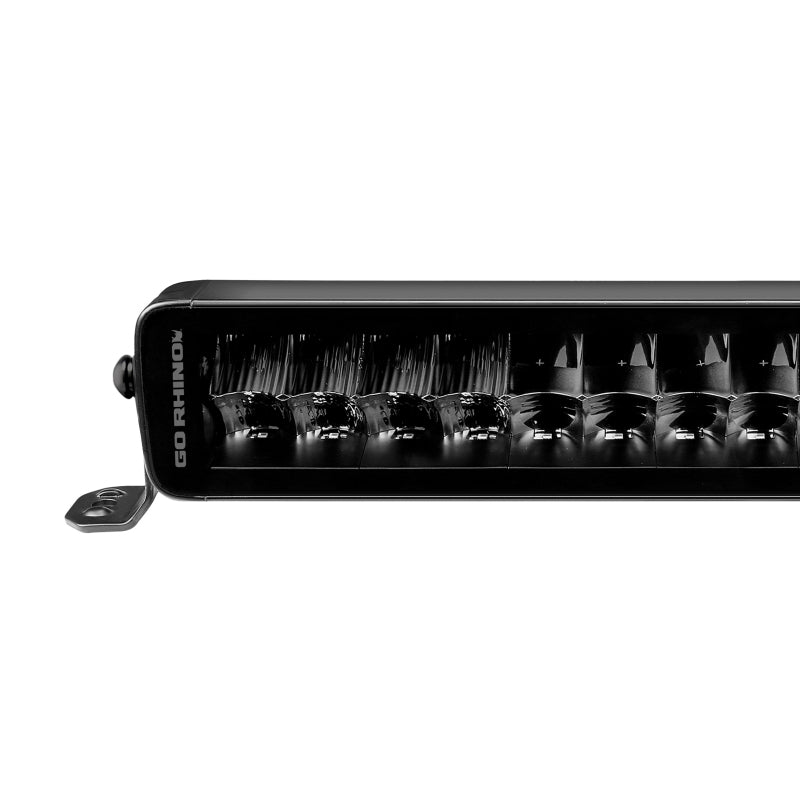 Go Rhino Xplor Blackout Series Dbl Row LED Light Bar (Side/Track Mount) 40in. - Blk Light Bars & Cubes Go Rhino