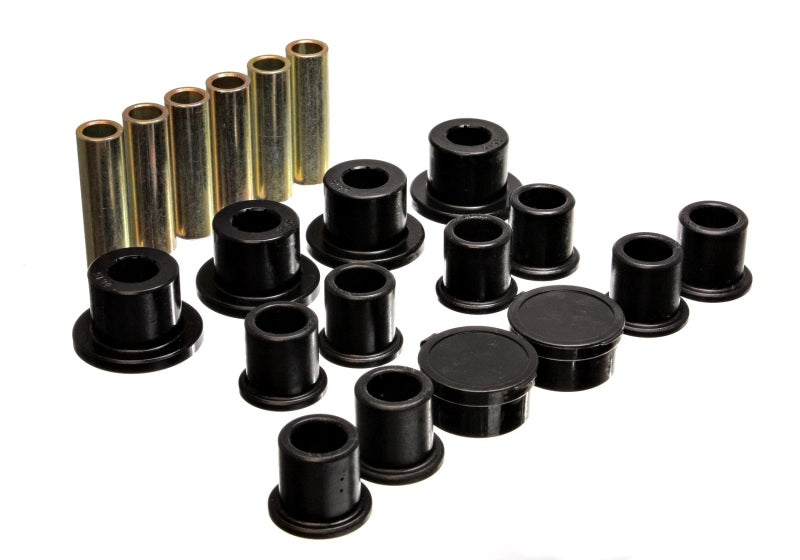 Energy Suspension 98-11 Ford Ranger Black Rear Leaf Spring Bushing Set Bushing Kits Energy Suspension