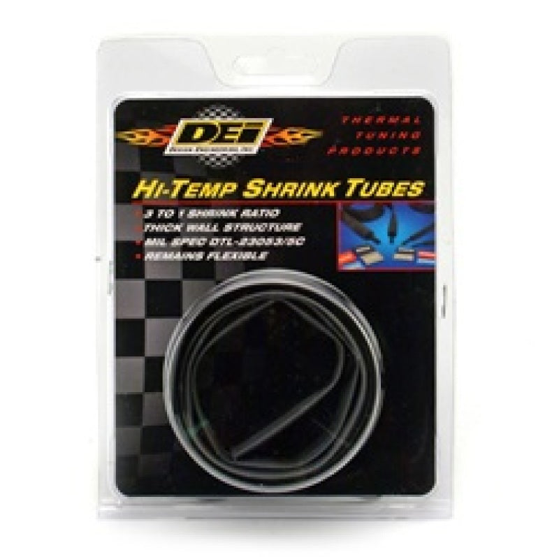 DEI Hi-Temp Shrink Tube 18mm x 4ft - Black Heat Shrink DEI