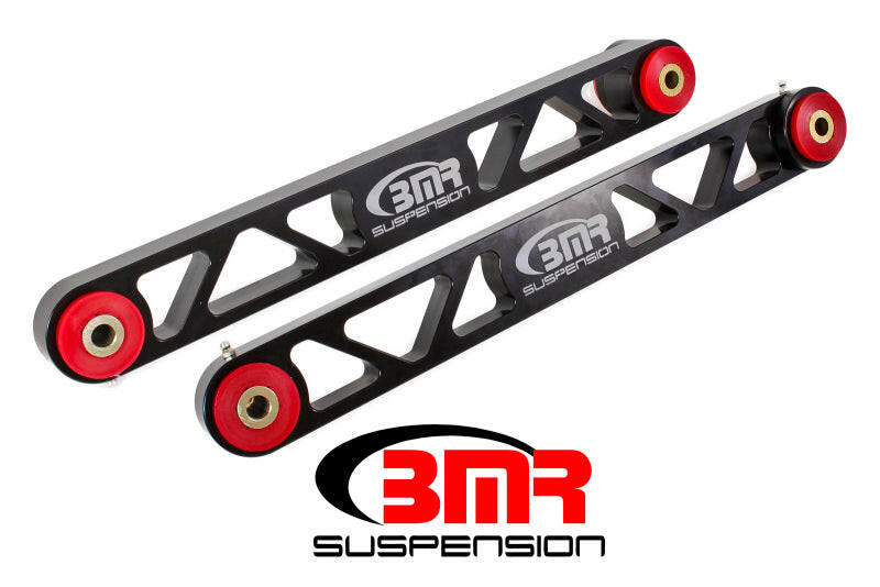 BMR 05-14 S197 Mustang Billet Aluminum Lower Control Arms (Polyurethane) - Black Anodized Control Arms BMR Suspension