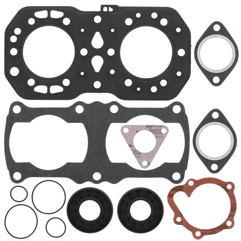 Vertex Gaskets 96-97 Polaris 440 Indy Complete Gasket Kit w/ Oil Seals Engine Hardware Vertex Pistons
