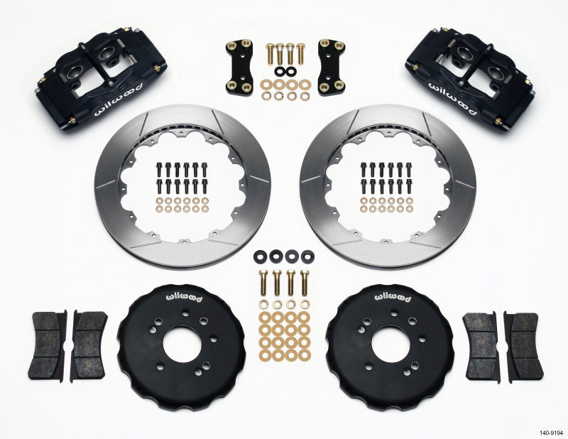 Wilwood FSLI4 Front Hat Kit 13.00in Nissan 240SX Big Brake Kits Wilwood