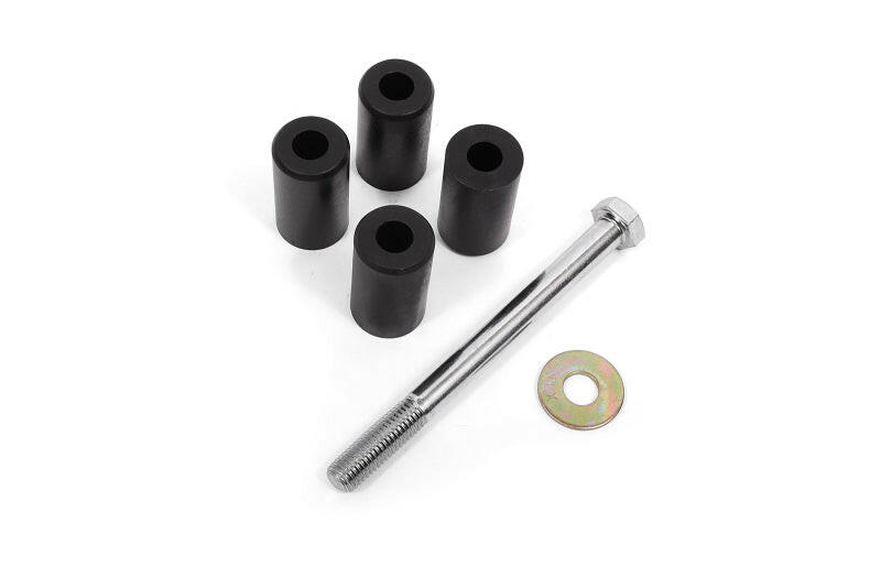BMR 15-18 Ford Mustang S550 Rear Cradle Bushing Kit w/ Centering Sleeves- Black Bushing Kits BMR Suspension